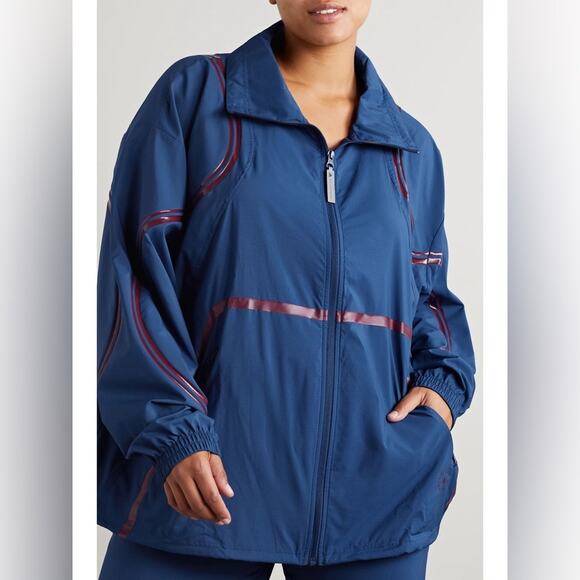 ADIDAS x STELLA MCCARTNEY Windbreaker Womens Sz 2XL True Pace Lightweight Jacket - Picture 1 of 13